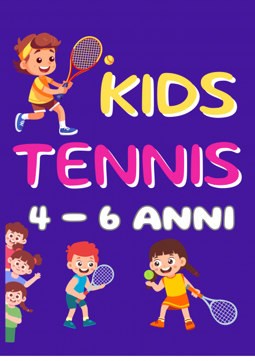 CORSO DI MOTRICITA' E AVVIAMENTO AL GIOCO DEL TENNIS PER BAMBINI/E DAI 4 AI 6 ANNI